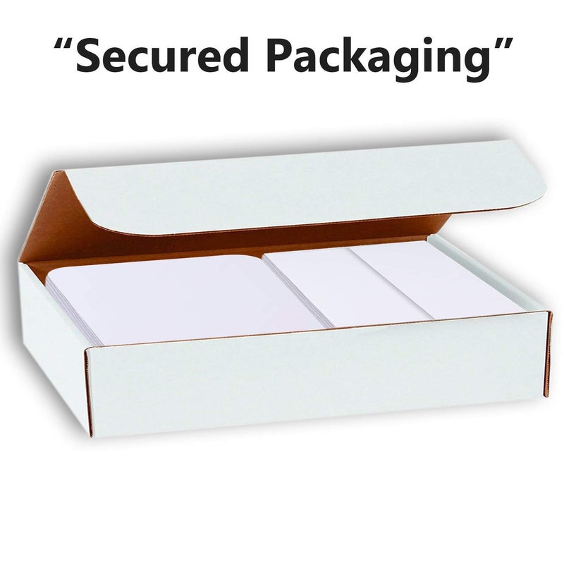 Hamilco White Cardstock Thick Paper - Blank Index Flash Note & Post Cards Rounded Corners with Envelopes Greeting Invitations Stationary 4 X 6" Heavy weight 80 lb Card Stock - 100 Pack - Image 4